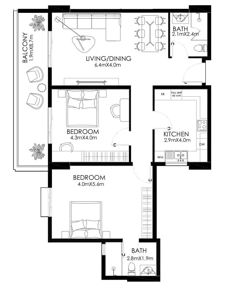 Apartments for Sale in Oman - The Lagoon Project, Al Mouj, Muscat