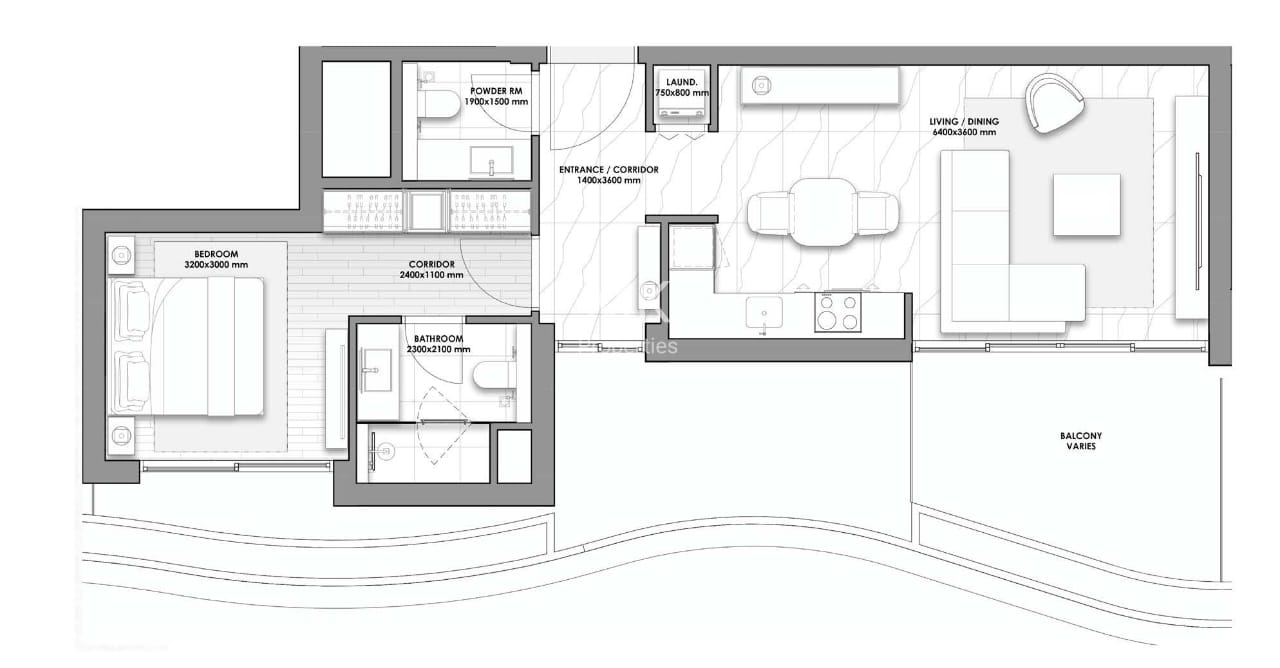 An apartment for permanent ownership in Oman, Muscat Bay.